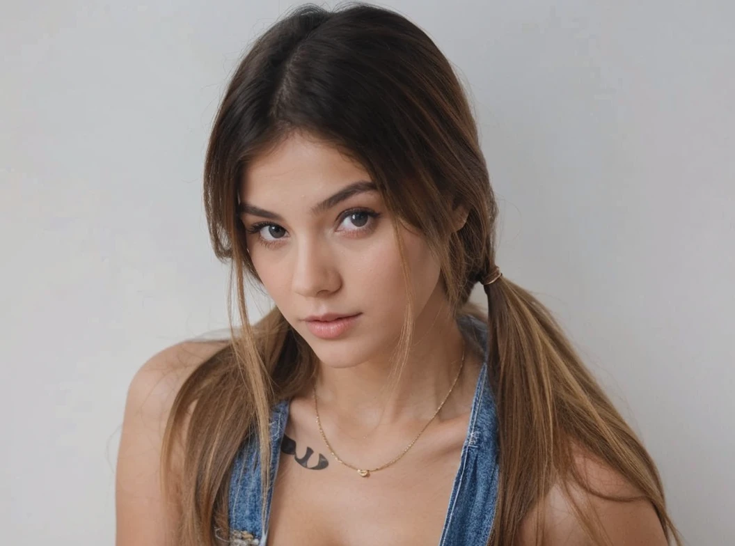 Girl showing her tits