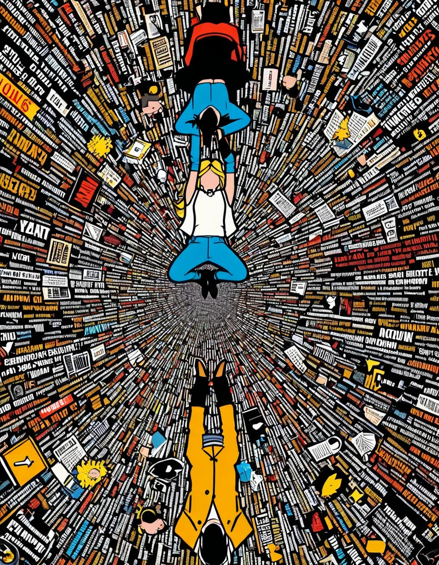 "There are only the pursued, the pursuing, the busy, and the tired."

Image Prompt: Create an image featuring various characters from the novel, each falling into one of these categories, highlighting the superficiality and busyness of their lives.