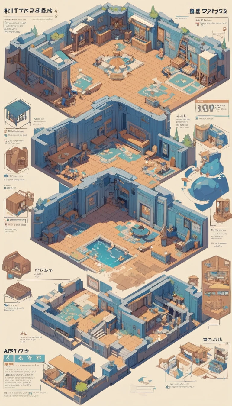 a poster with instructions 8 to play a rock paper scissors game, isometric style, instructions, infographic with illustrations, center focused, instruction, center focus, steady look, full body focus, informative guide, game resources, walkthrough, instructions to build it, head focus, wide focus, holding close, infographic style, interactive art, deep image, center of focus, high focus, guide, infographic