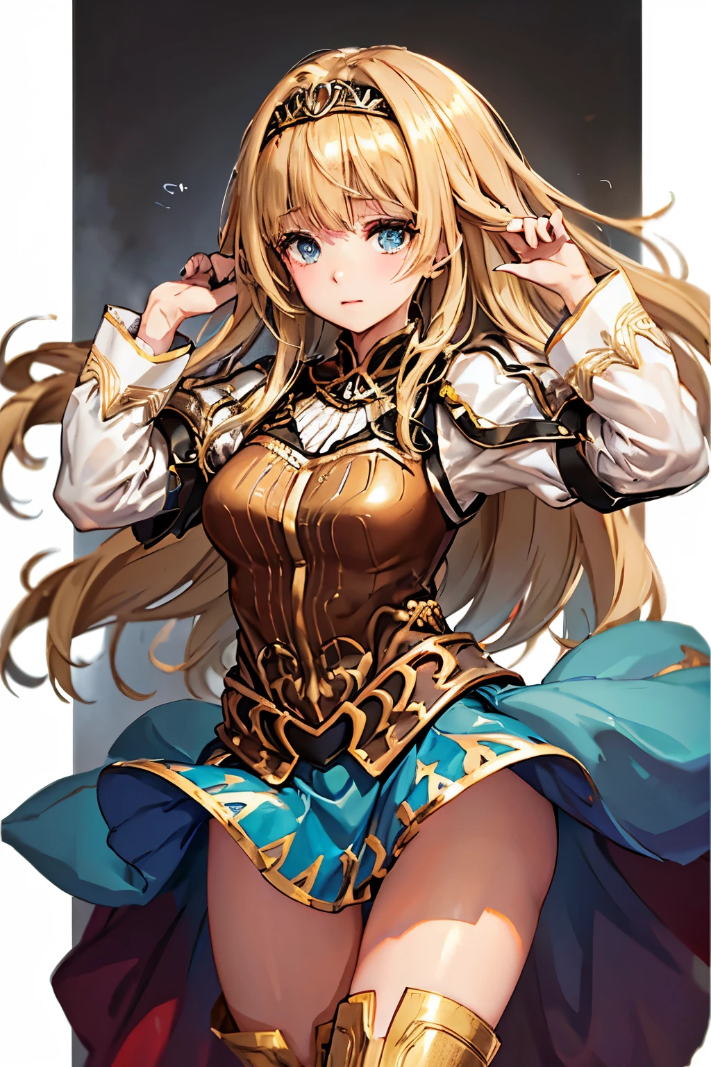 （（（ＳＦＷ、sound、Highest quality、first-clasasterpiece、Normal body、8K、Detailed face、Ultra-precision、Normal hand、Normal finger、５Finger、Highest）））、beautiful girl、Golden blonde;1.4、slender、low length、thin feet、Alisha、Princess、Valkyrie Profile、Fleeting、blush、Dungeons、Steep slope、Slippery slope、Steep slope、seiza、Legs wide、slide、Skirt flipped up、Pure white pants、I can see your pants