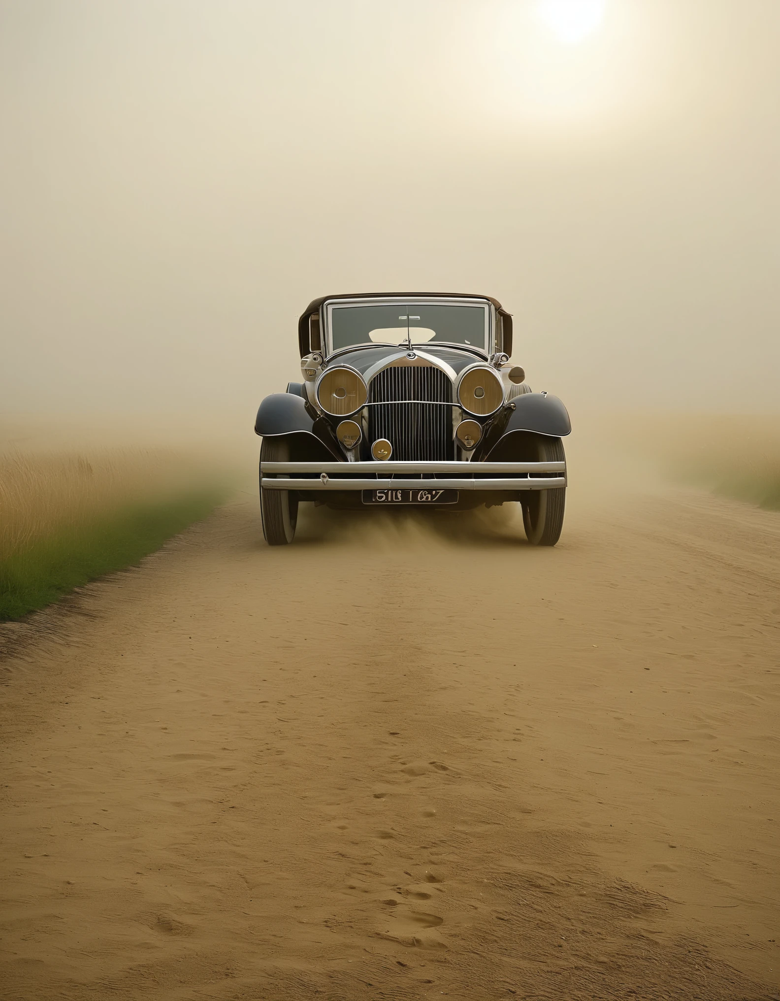 "Gatsby turned out all right at the end; it is what preyed on Gatsby, what foul dust floated in the wake of his dreams that temporarily closed out my interest in the abortive sorrows and short-winded elations of men."
Image Prompt: Depict a scene of Gatsby's tragic end, with a sense of haunting dust or mist, symbolizing the unresolved mysteries and tragedies that surround his life.
