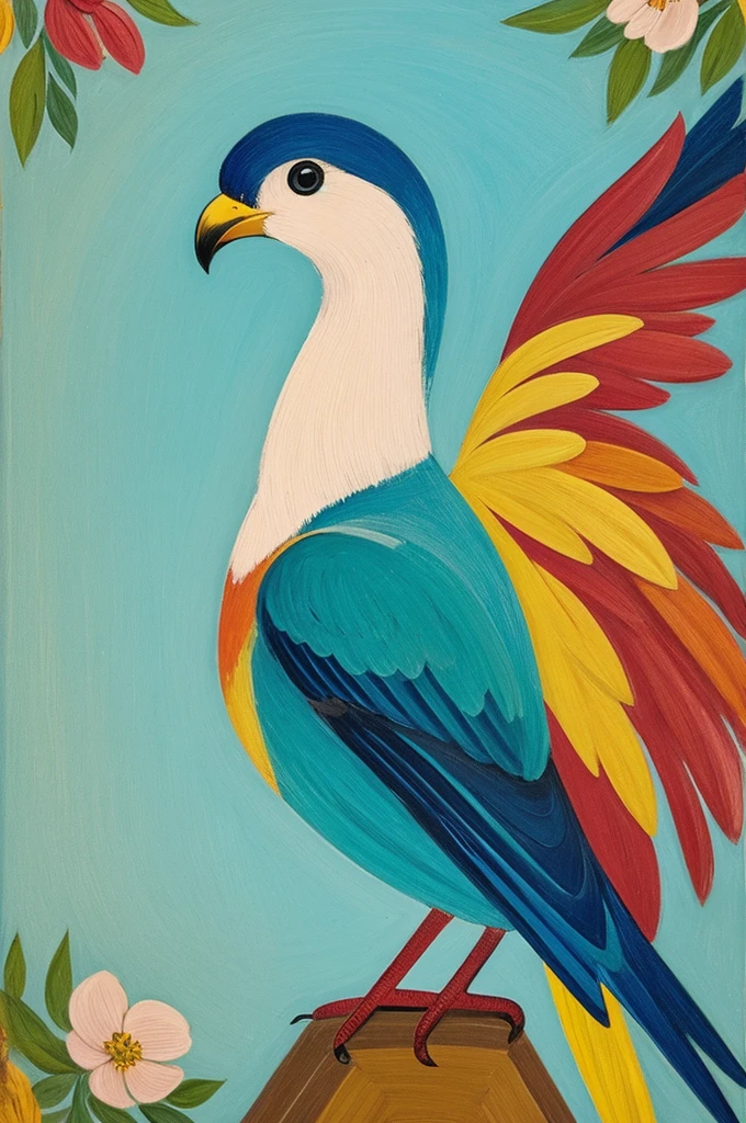 A half-bird girl
