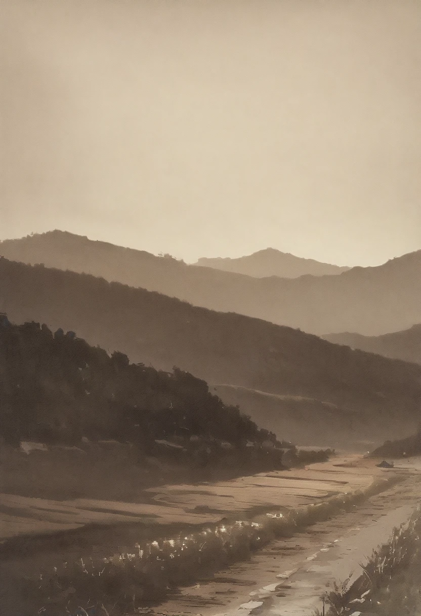 Rural areas、Edo Period、background、landscape、Dynamic Angle