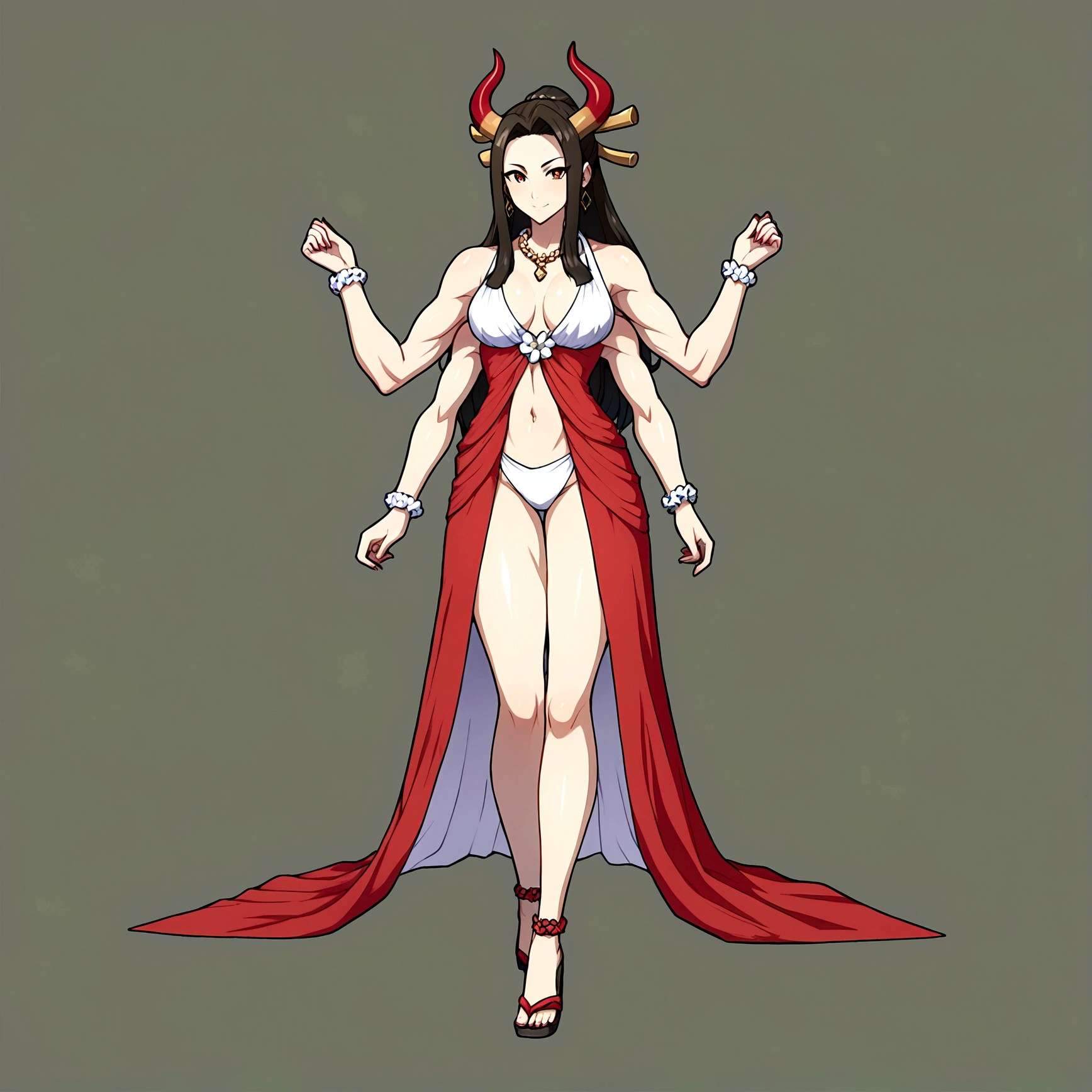 Yamato, 4 arms, full body.