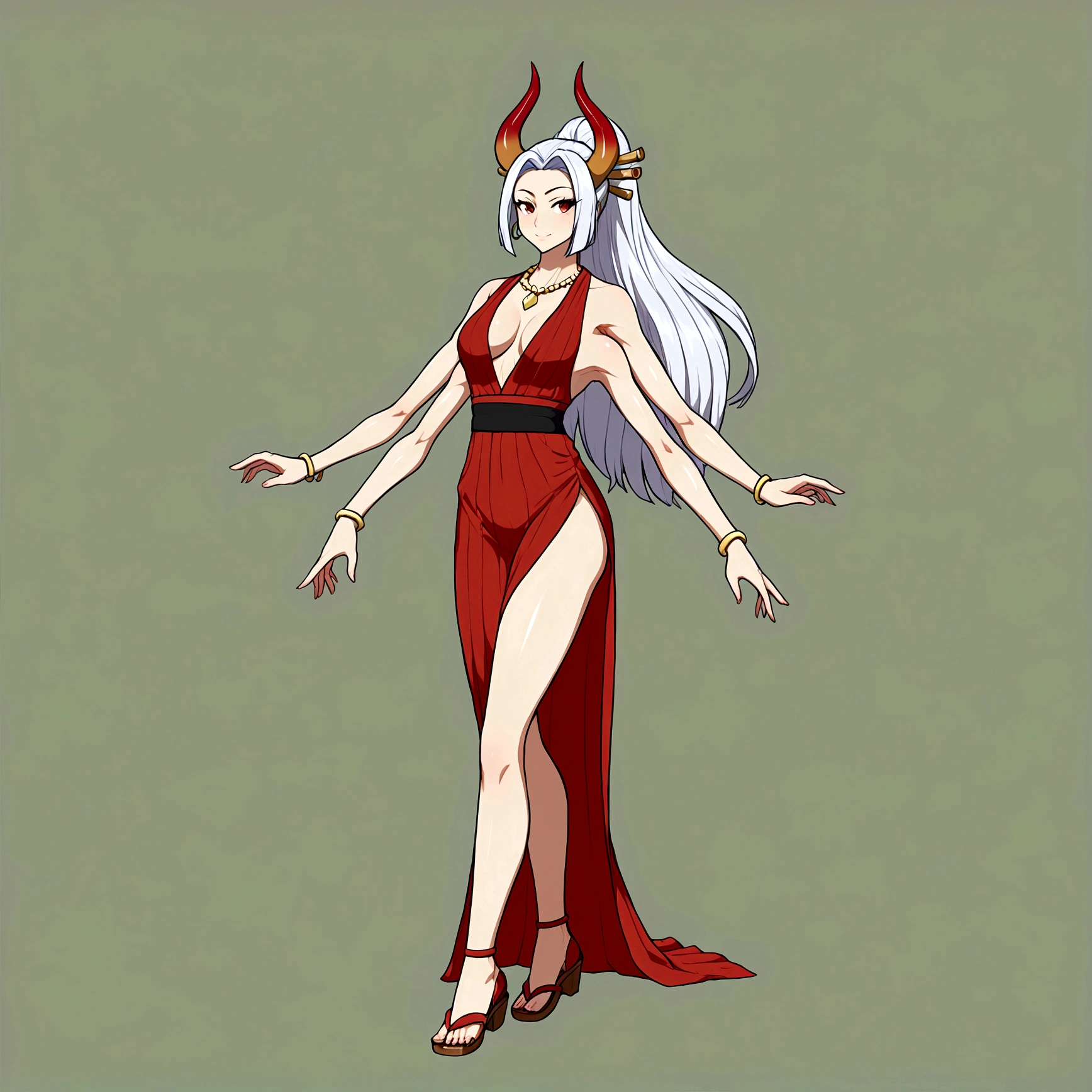 Yamato, 4 arms, full body.
