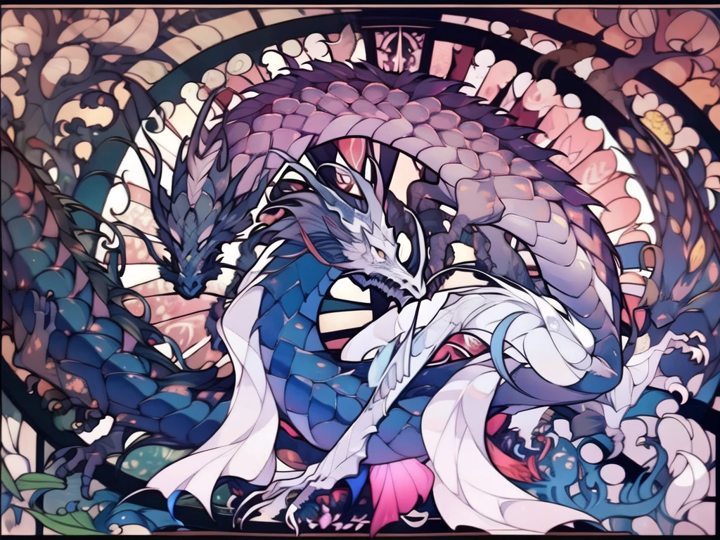white oriental dragon,\(boli\),full body,