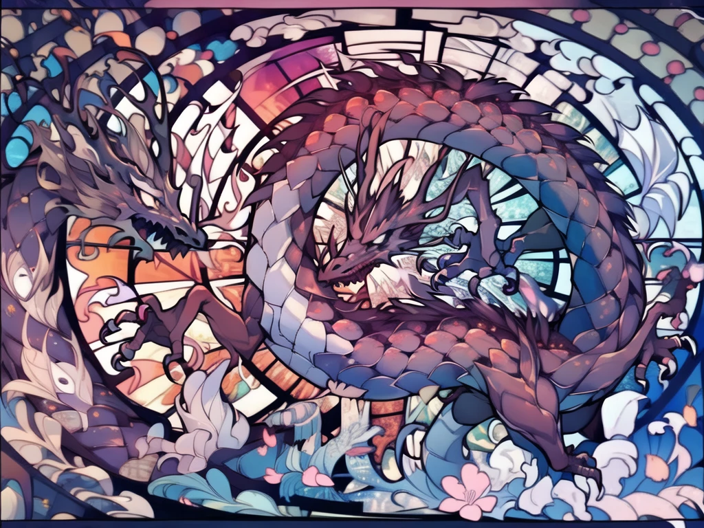 white oriental dragon,\(boli\),full body,