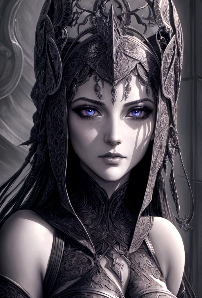 a beautiful detailed shadowheart from baldur's gate 3,extremely detailed face, beautiful detailed eyes, beautiful detailed lips, long eyelashes, detailed skin texture, toned body, alluring expression, elegant posture, dramatic lighting, cinematic angle, fantasy environment, vibrant colors, dramatic color palette, digital painting, concept art style, high quality, 8k, ultra-detailed, realistic, photorealistic