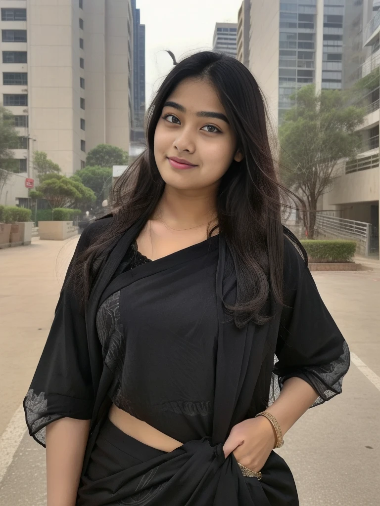 lovely cute young attractive indian teenage girl, big city girl, 18 years old, cute, an Instagram model, long black_hair, colorful hair, hot, dacing, wear suit salwar,Indian