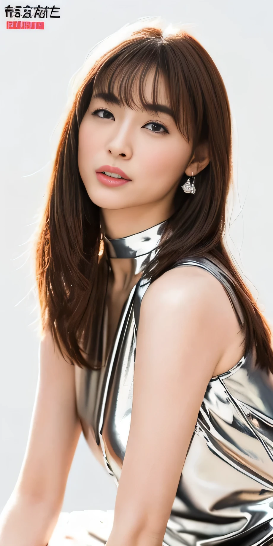 (8K, Original photo, Highest quality, masterpiece:1.2,),((((((truthistic, photo truthistic:1.3)))))),(((Simple Background:1.2))),(((Shut your mouth.:1.3))),Ultra-high resolution,(Beautifuly delicate eyes), (8K, Original photo, Highest quality, masterpiece),(truthistic, photo truthistic),Ultra-high resolution,Highly detailed CG synthesis 8k wallpaper,Sharp focus,(truth_skin, oily skin),Perfect Anatomy,thin and long,(Cinema Lighting), Break 1 Girl,bangs,Beautiful long straight hair,Night Time,(Love Hotel at Night),(thigh),Full Body Shot,choker,upright,Hollow Eyes,Thin eyebrows,Face like a Japan person,Transparent skin,Erotic,Slit eyes,Hollow Eyes,Large Breasts,Small Nose,Natural Lip,Sex slave,Doll-like look,(Sexy silver patent leather dress),