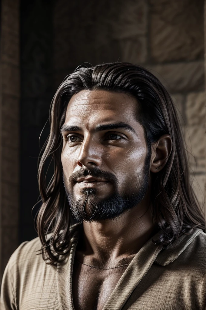 generate a similar image of Jesus, imper realisitic, muito realisitic, realisitic