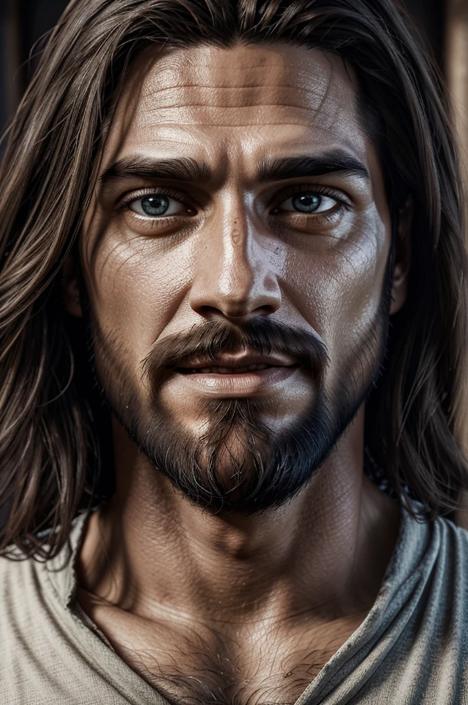 generate a similar image of Jesus, realistic, very realistic, realistic