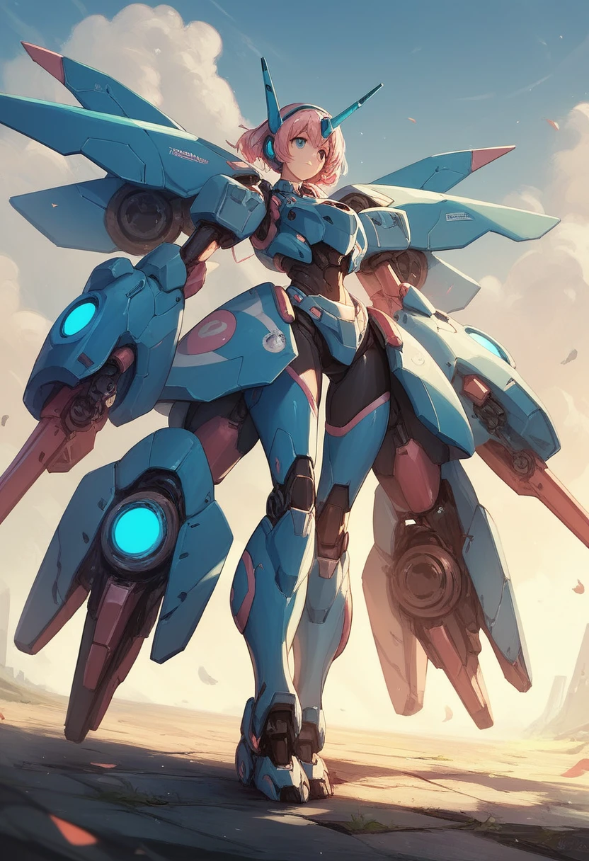 Mecha Girl,mirai,Cool lighting