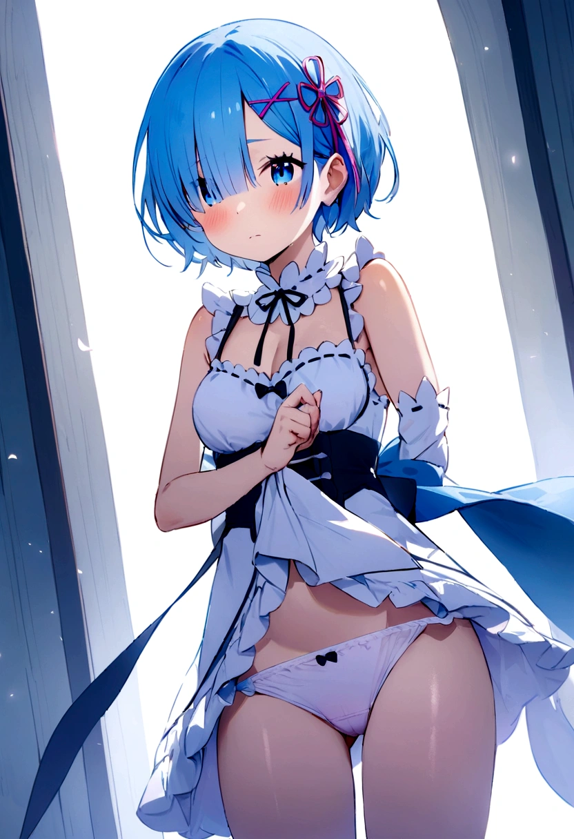 Highest quality、Re:Zero　Rem、Panty shot