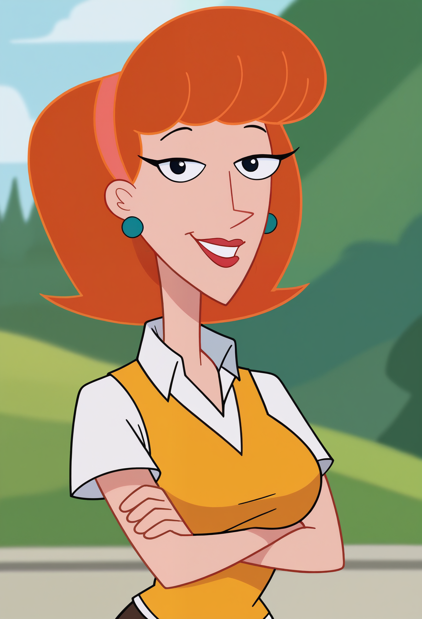 Linda Flynn-Fletcher - Phineas and Ferb. PONYXL Character Lora v1.0
