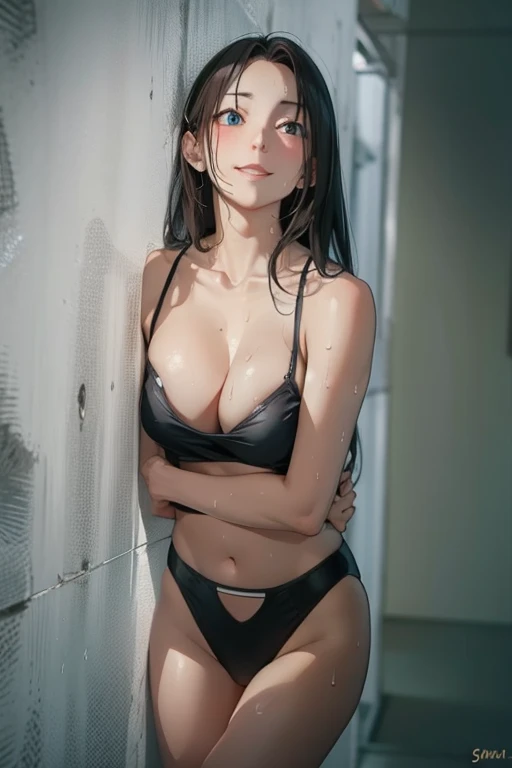 girl, Sweat, vapor, Center of ?????, shy, Great hands, Looking at the audience, Cute Smile