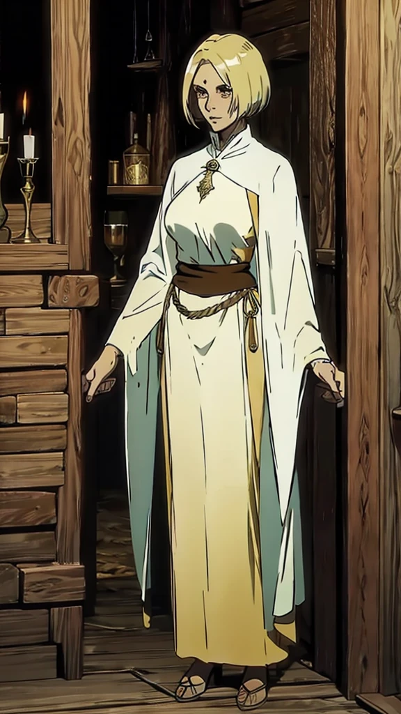 Mature female, medieval, knight costume, full body image