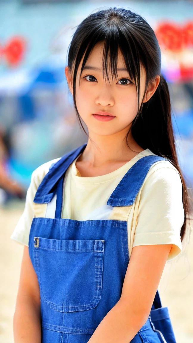 8K、RAW Photos、Highest quality、Japanese Model、Young and sexy gravure idol、Young and cute gravure idol、リアルなYoung Gravure Idol、Real fleshy gravure idol、Young Gravure Idol、A sophisticated gravure idol、Young and skinny gravure idol、The most beautiful Asian girls of all time、Blue Apron、Beach,Blur the background