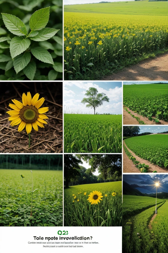 Q3. Make a collage to show the positive impacts of Green Revolution. ( C-2.1)
