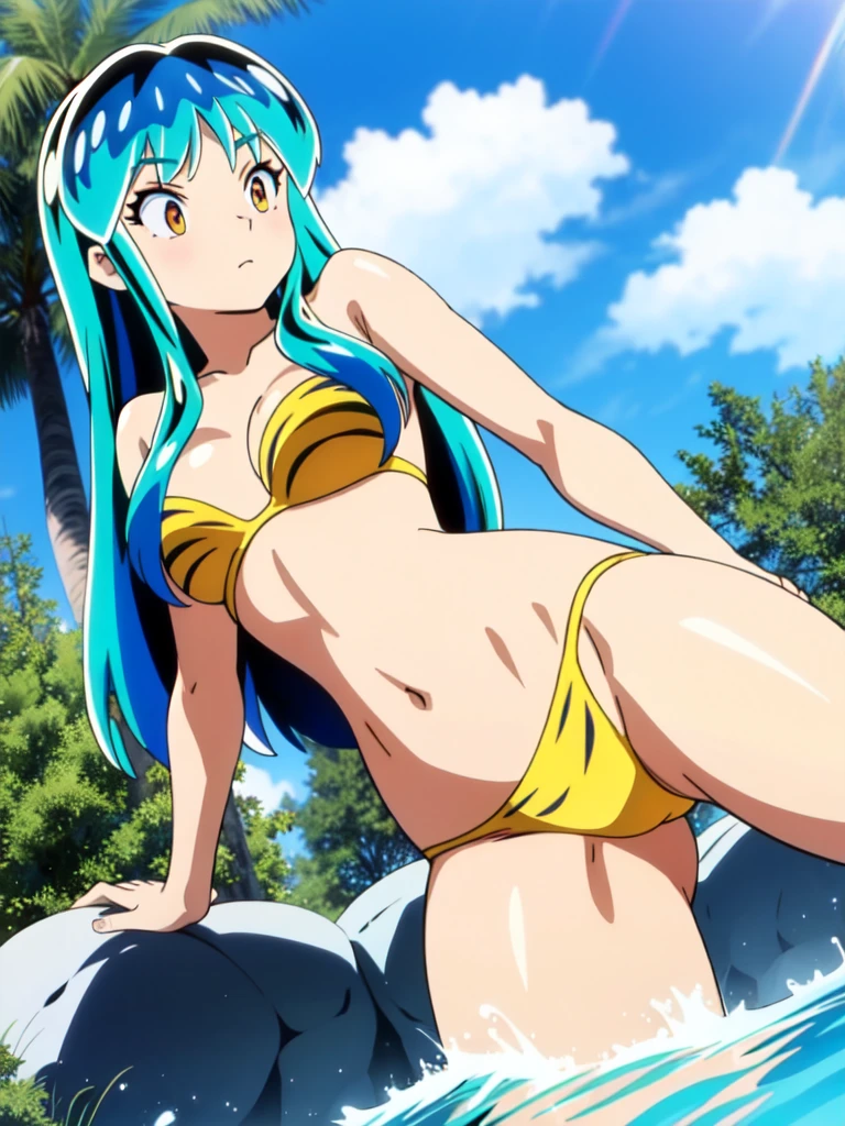 lum,bikini,naked torso