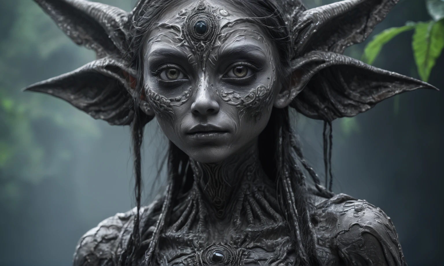 full-body-shot,beggar deep niobium Manganite The Alien Entity,native italian babychild, wants eat,survival in criminal city of future, Technicolor,natural skin textures, hyper realism, hyper detailed,Extremely detailed,High contrast,Masterpiece,Realistic,Ultra Detailed, intricate details,realistic humid leather,extremly intricate,Epic Realistic, cinematic style,irina yermolova,high contrast,hdr,extremely detailed, deep night landscape,masterpiece,intricate details,faded,eyes extremely detailed, high detailed eyes,8k resolution,RAW,retina, Nikon Z9,China,orc,Li River in Guangxi Zhuang of China,tkt style, pointed ears，perfect, Elf，transition between two art styles, Ink painting to photorealism, Double contact, X-ray, Creative, vivid light, masterpiece, fantasy, Abstract, Surrealism, super detailed, high resolution, stop:35;(((creature with a spectral and ghostly appearance)). Her skin is pale, almost translucent,ancient the first people