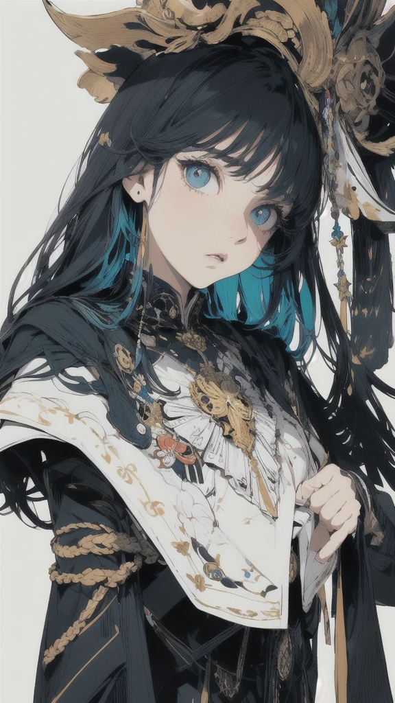leaning back with hands out in the air,girl、high school girl、(masterpiece, highest quality, official art:1.2), (flat color:1.5),(colorful),looking at the viewer,1 girl,alone, white background, ,(2D:1.5) ,NSFW