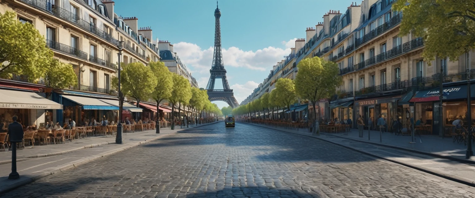 create an image demonstrating the style of (( Paris)) style, hyper realism, 8k high definition, vibrant colors, sharp focus, insanely detailed