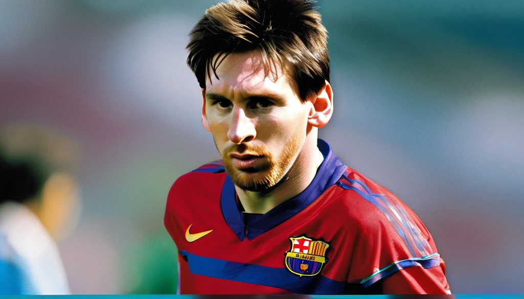 Messi young photo