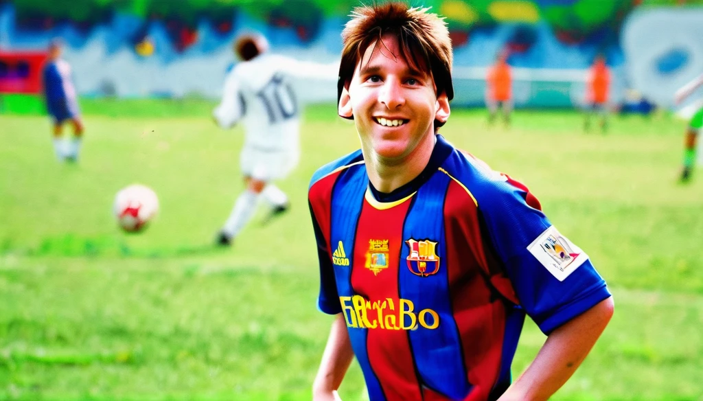 Messi young photo