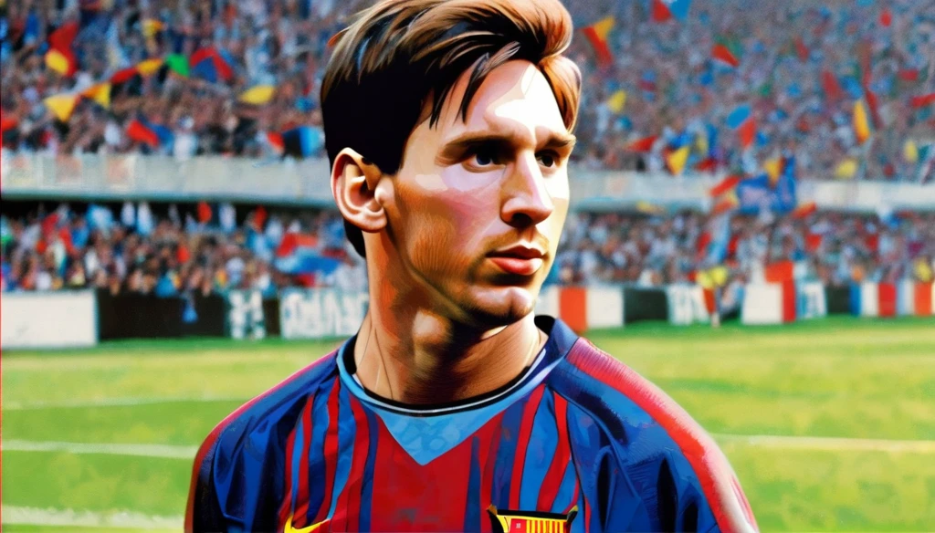 Messi young photo