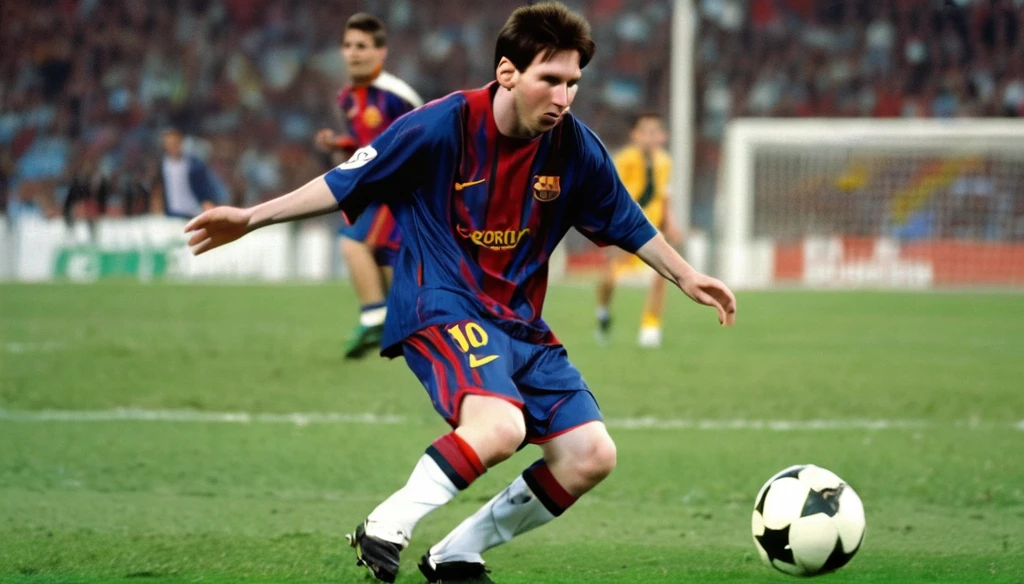 Messi young photo