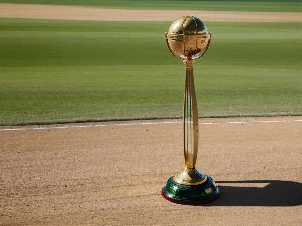 Cricket world cup trophy 8k ultra HD
