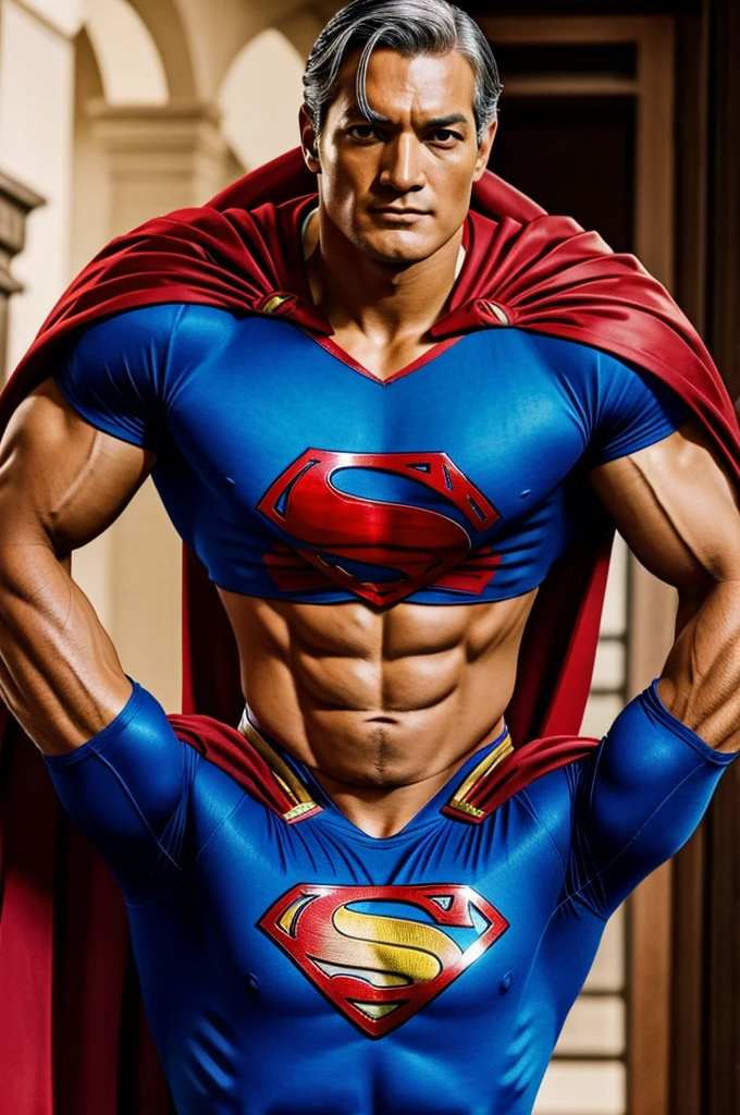 Amlo super strong with the Superman suit 