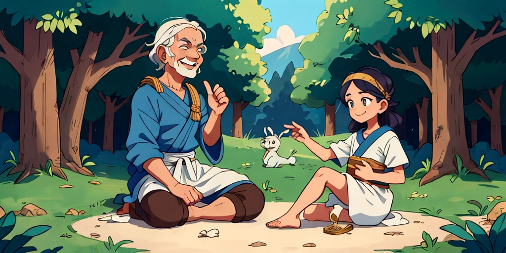 Socrates&#39; take on parenting,smile,Greece,300 BC,In nature