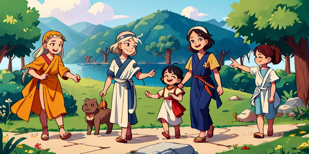 Socrates' take on parenting,smile,Greece,300 BC,In nature