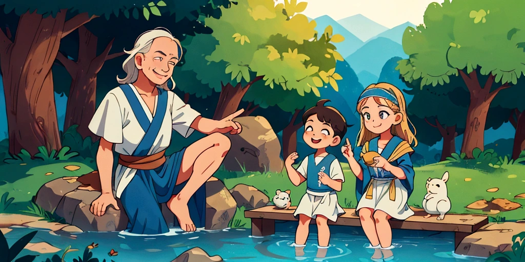 Socrates' take on parenting,smile,Greece,300 BC,In nature