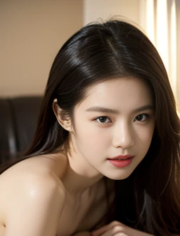  책상아래 다리를 벌리다,"A wet seductive temptress lounging in the ceo's office. She is draped in a sexy costume, her long hair cascading over her shoulders. Her captivating eyes and alluring smile exude temptation and allure. The car is adorned with golden decorations and lavish furniture, softly illuminated by the glow of candles. The temptress reclines gracefully on the sumptuous bed, exuding elegance and sensuality, captivating the king's gaze with her irresistible charm." hit with semen, dehisce, Oral, rainy night view, shirt wet in the rain, I see nipples, Poses and facial expressions that seduce men, big ass, zenith, orgasm, naked, shy expression, pink nipples, nude, naked, gym, wet uniform, ripped translucent stockings, laid down, sex, embarrassed expression, orgasm, sweaty, incomparable beauty, Shiny, shiny, firm and shiny skin, very long straight hair, soft hair, eyeliner, sexy and beautiful innocent teen, high definition big big beautiful bright blue eyes, Beautiful and lovely girl, baby face, big bust, 