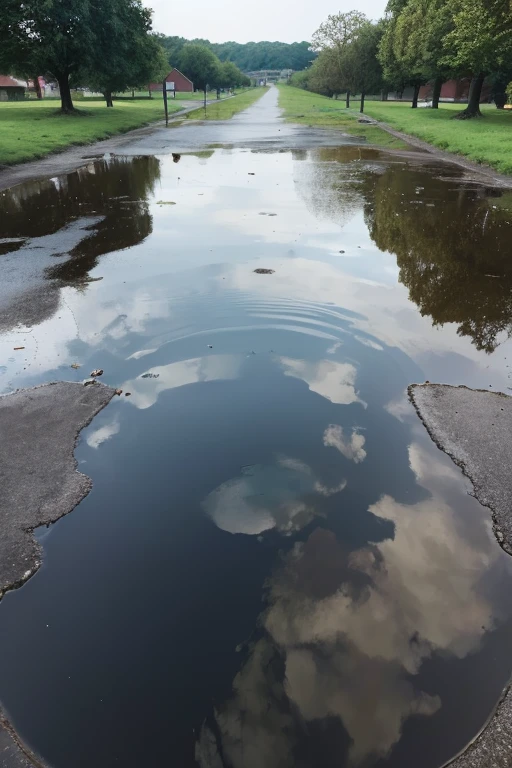 puddle No people Illustrated style