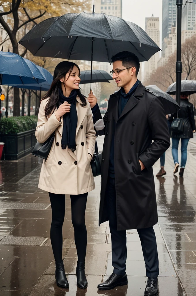One rainy afternoon, fate intervened when James offered Emily his umbrella as they waited for a delayed train. This small gesture inspired them to strike up conversations that later turned into coffee dates after work and long walks in Central Park on weekends. They discovered a shared love for art, literature, and each other's dreams.