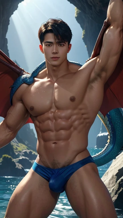 2 handsome  guy naked expose the penis , romantic , manly，super realistic, tall, 20 years old，young  men , strong sport body, sexy , detailed muscles, Inspired by Bian Shoumin, Inspired by Xiao Yuncong, yihao ren, yanjun cheng, jinyiwei, inspired by Huang Gongwang, xintong chen,  absurderes, A high resolution, Ultra detailed, hdr), Masterpiece, Best quality, pro studio lighting,  2 boys , Portrait of a 2 boy smile at each orther , hug, cuddle , look like Li Yuanbin, Kim Hyung Tae, Kim Hyung Tae, Yin Shishan, Who is Shi Yu, detailed sperm on body, Handsome boy with red eyes, manly, Detailed face ( fine eyes 1:1 ) alot of sperm on face, strong sport body, lean muscles, Professional photo, catching clear sun light, The Arafards went into battle shirtless, super long big blue dragon wings, sexy dragon warrior costume, Fight comfortably，legs are open, puffy nipples, Focus on your audience,18 year old boy, Handsome boy wearing nothing , [ well-defined body ]，angelicales，fantasy big blue dragon wing warrior ，holy rays，in the wonderful sea  cave background, detailed Abs，big chest muscle，super long big fat dick masturbate, correct dick in good shape, erection, super realistic detailed dick, super big juicy butts, bare butts, 1 huge penis (1:1:), 1 perfect penis(1:2), 1 erreting penis( 1:3)