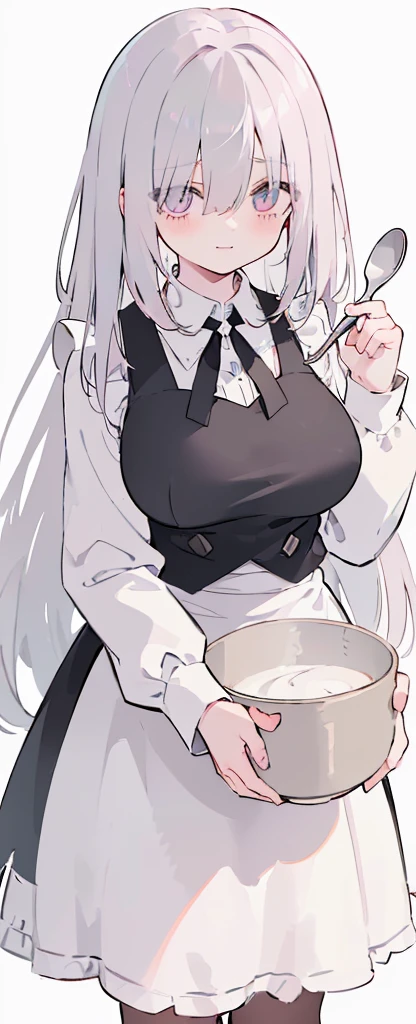 1girl, nsfw,　Reines El-Melloi Archisorte 　LONG HAIR, BLONDE HAIR, AQUA EYES, BERET, BLACK HEADWEAR, HAIR FLOWER, RIBBON,,, empty eyes, large breasts, nipple, Walking, Cooking Classes, frozen, Wet, crying, Naked, (1girl) Blank look, Peeing, lactation, projectile lactation