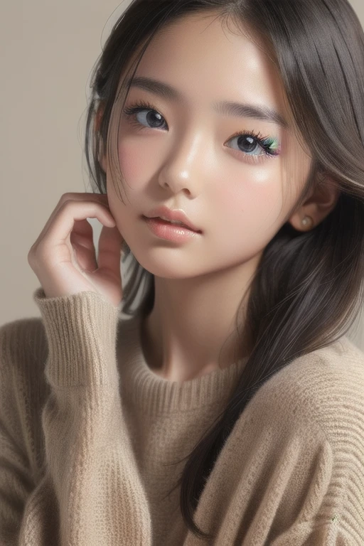 (Clothing:1.2)、girl,, (Eye and facial details:1.0),, (masterpiece, Highest quality, Very detailed, Detailed face, 8K)、cute