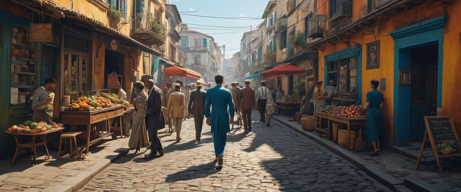create an image demonstrating the style of ((Figuration Narrative)) style, hyper realism, 8k high definition, vibrant colors, sharp focus, insanely detailed