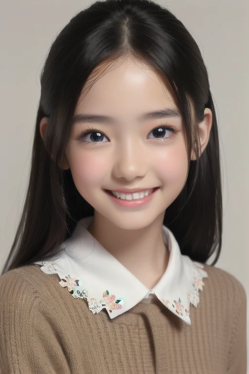 (clothing:1.2)、girl,, (Eye and facial details:1.0),, (masterpiece, Highest quality, Very detailed, Detailed face, 8K)、cute、(whole body)、(smile)、(really like)