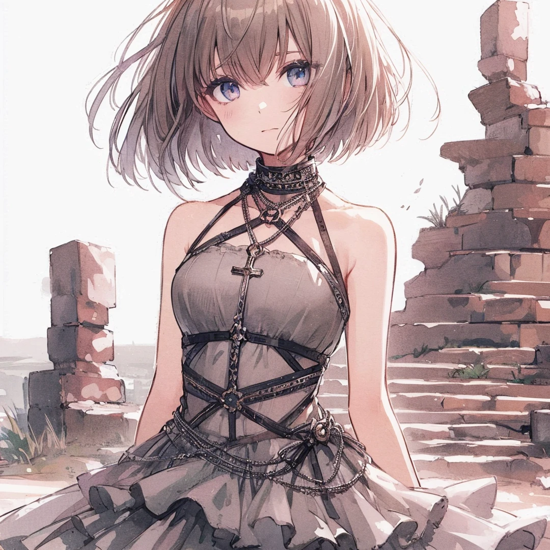 Official art using high-quality hand-drawn watercolor sketch techniques. (best quality,4k,8k,highres,masterpiece:1.2),ultra-detailed,beautiful detailed eyes,A girl with beautiful eyes, everyone, beautiful anime girl, cute anime girl, smooth anime art, anime style, elegant colors, soft lighting, delicate beautiful wet eyes, very coquettish, (beautiful large breast:1.2), (correct hands:1.2),