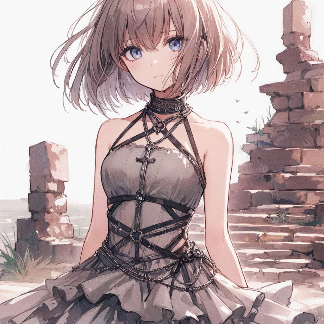 Official art using high-quality hand-drawn watercolor sketch techniques. (best quality,4k,8k,highres,masterpiece:1.2),ultra-detailed,beautiful detailed eyes,A girl with beautiful eyes, everyone, beautiful anime girl, cute anime girl, smooth anime art, anime style, elegant colors, soft lighting, delicate beautiful wet eyes, very coquettish, (beautiful large breast:1.2), (correct hands:1.2),