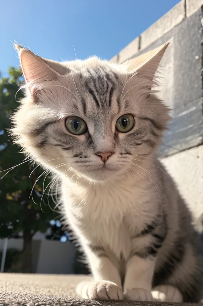 Cartoonish cat