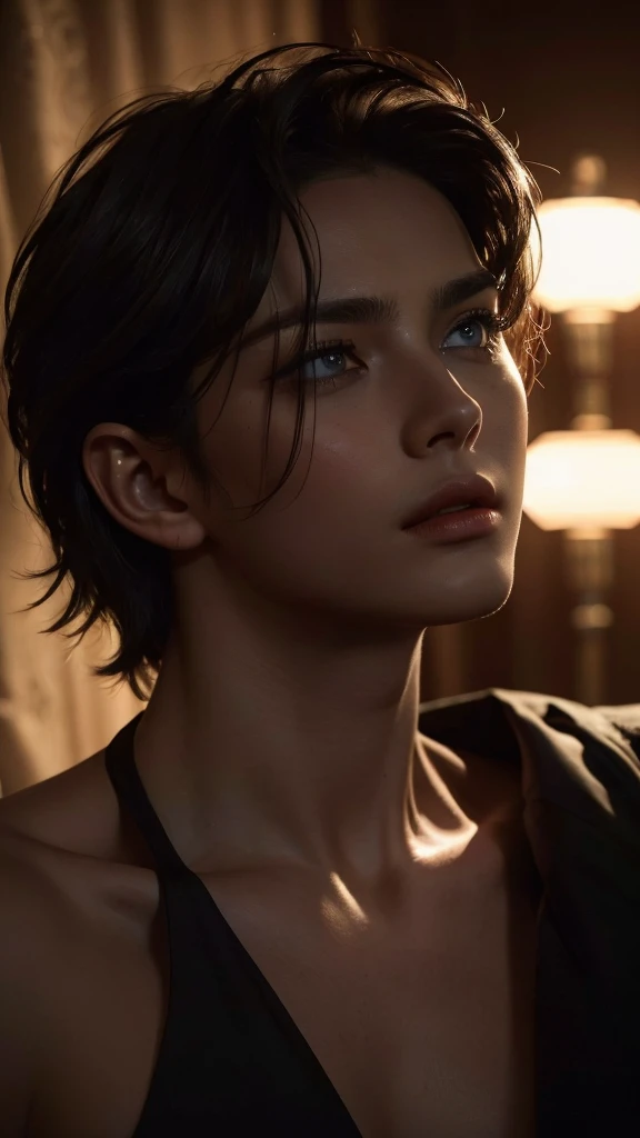 a brutal intense passionate kiss between Jamie Dornan and two beautiful sexy ladies, cinematic movie poster, dramatic lighting, highly detailed, photorealistic, chiaroscuro, moody, sultry, intimate, sensual, (best quality,4k,8k,highres,masterpiece:1.2),ultra-detailed,(realistic,photorealistic,photo-realistic:1.37),dramatic shadows, dramatic contrast, cinematic composition, cinematic lighting, moody lighting, dramatic poses, intense eye contact, beautiful detailed eyes,beautiful detailed lips,extremely detailed eyes and face,longeyelashes,romance,passion,desire