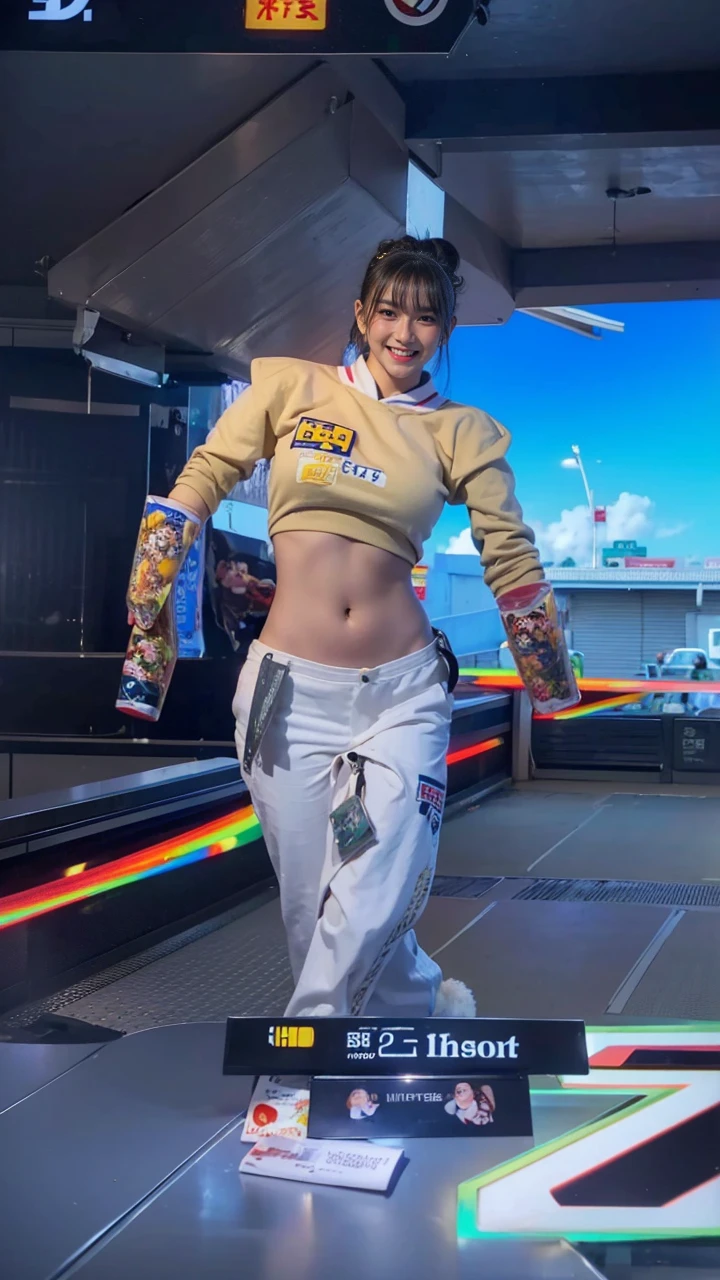 pokimane, a woman wearing gym clothes at the club, Transparent Clothes, big breast, tight clothes, cum in beer cup, drinking cum, holding beer cup