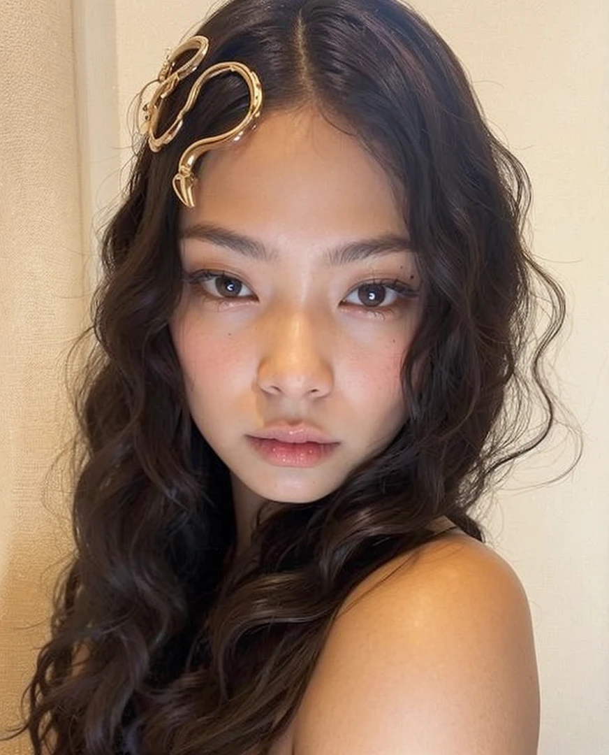 Jennie with a tattoo on her arm that says "lost in te fire" negro